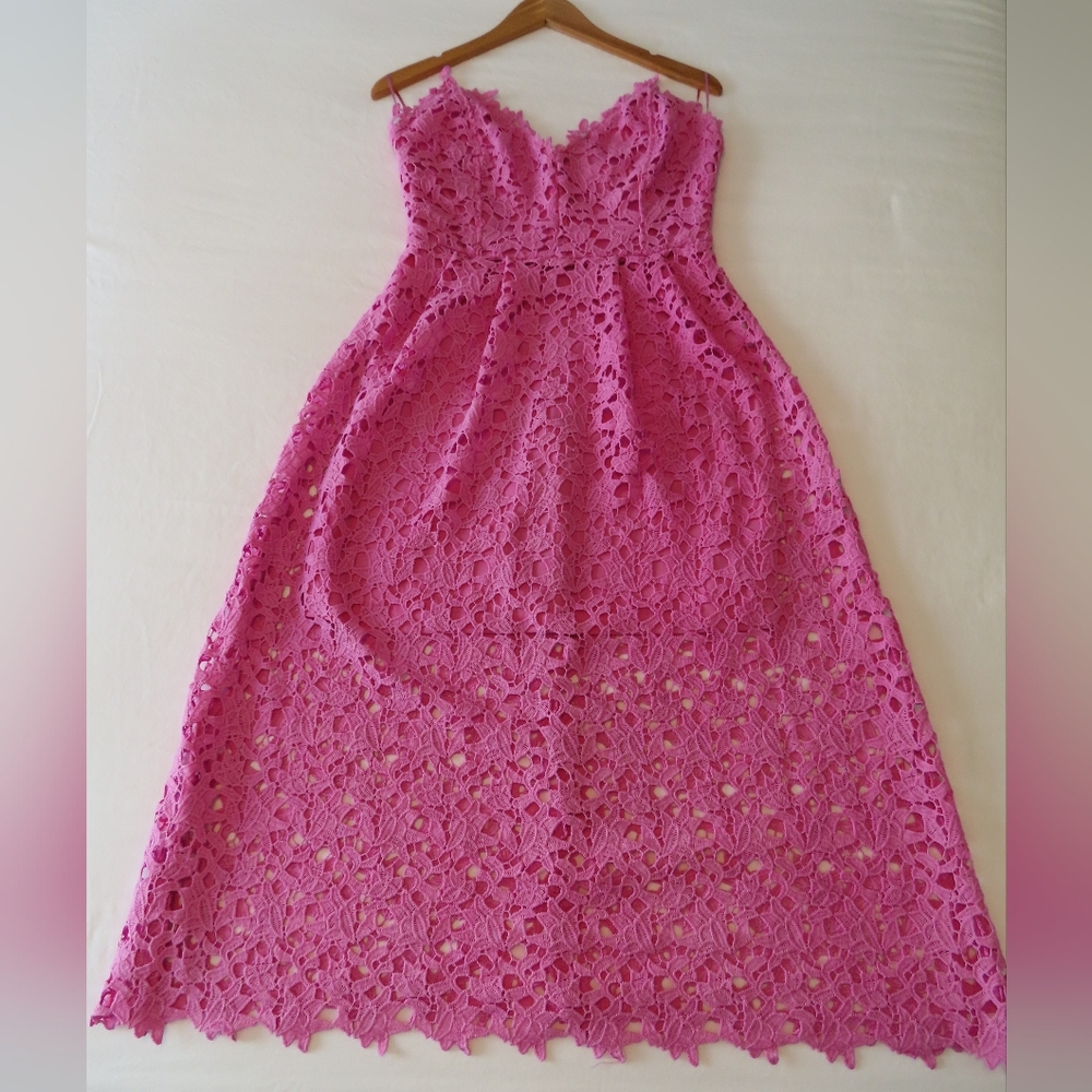 Astr The Label Lace Midi Dress Size L